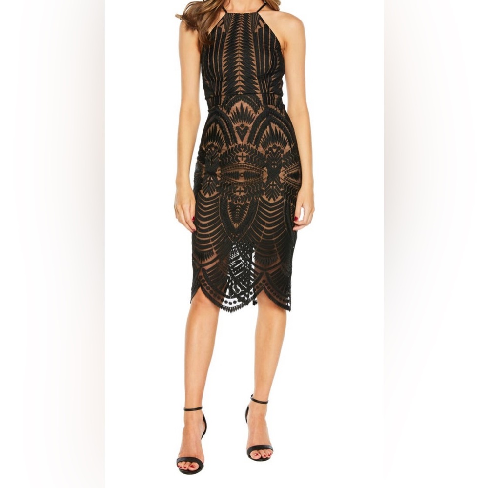 Bardot Flora Halter Dress